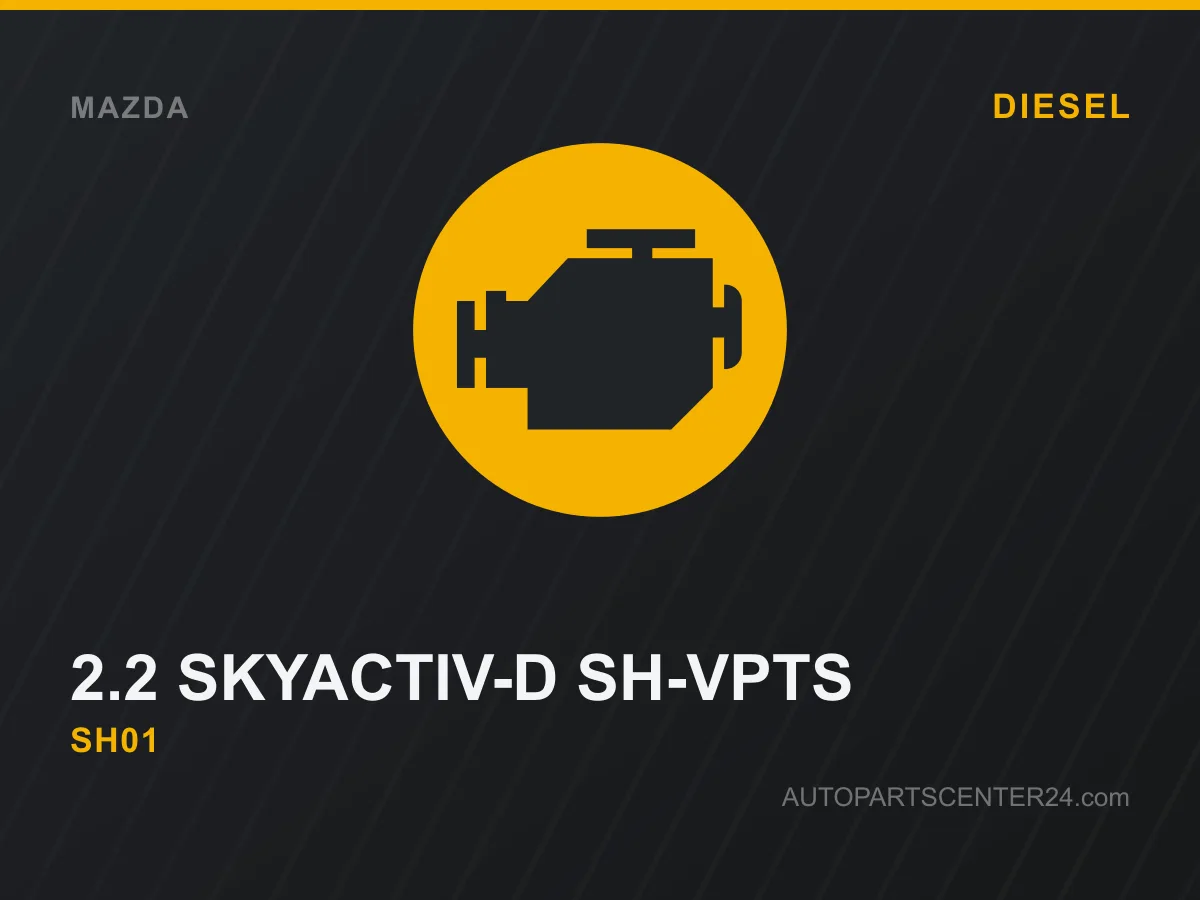 2.2 SKYACTIV-D SH-VPTS "SH01" Motor [Mazda CX-5]