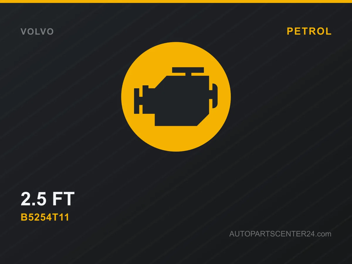 B5254T11 motor begagnad och renoverad – Volvo – aktuella foton skickas med offerten
