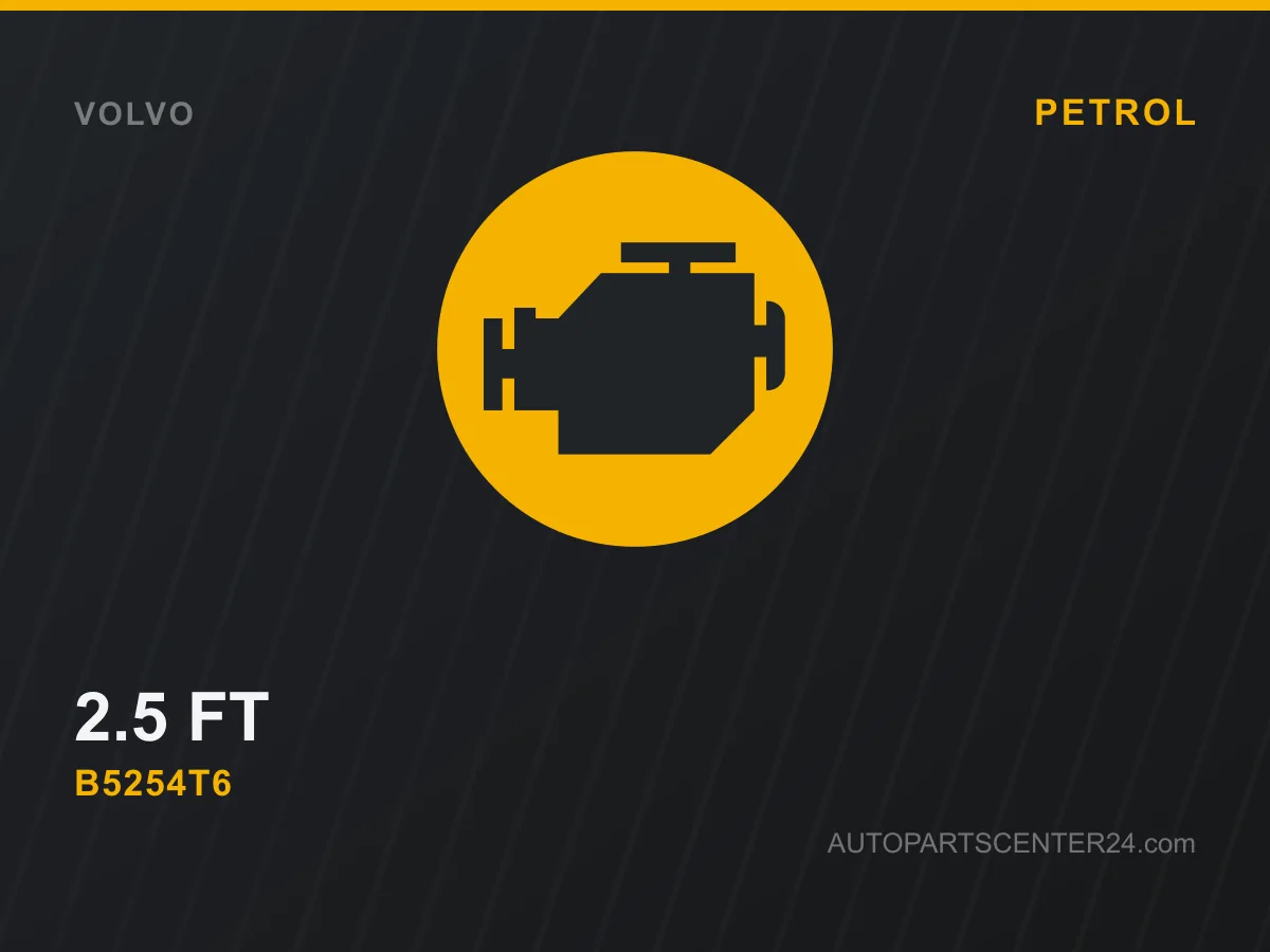 B5254T6 engine, used and reconditioned – Volvo – current photos sent with the quote