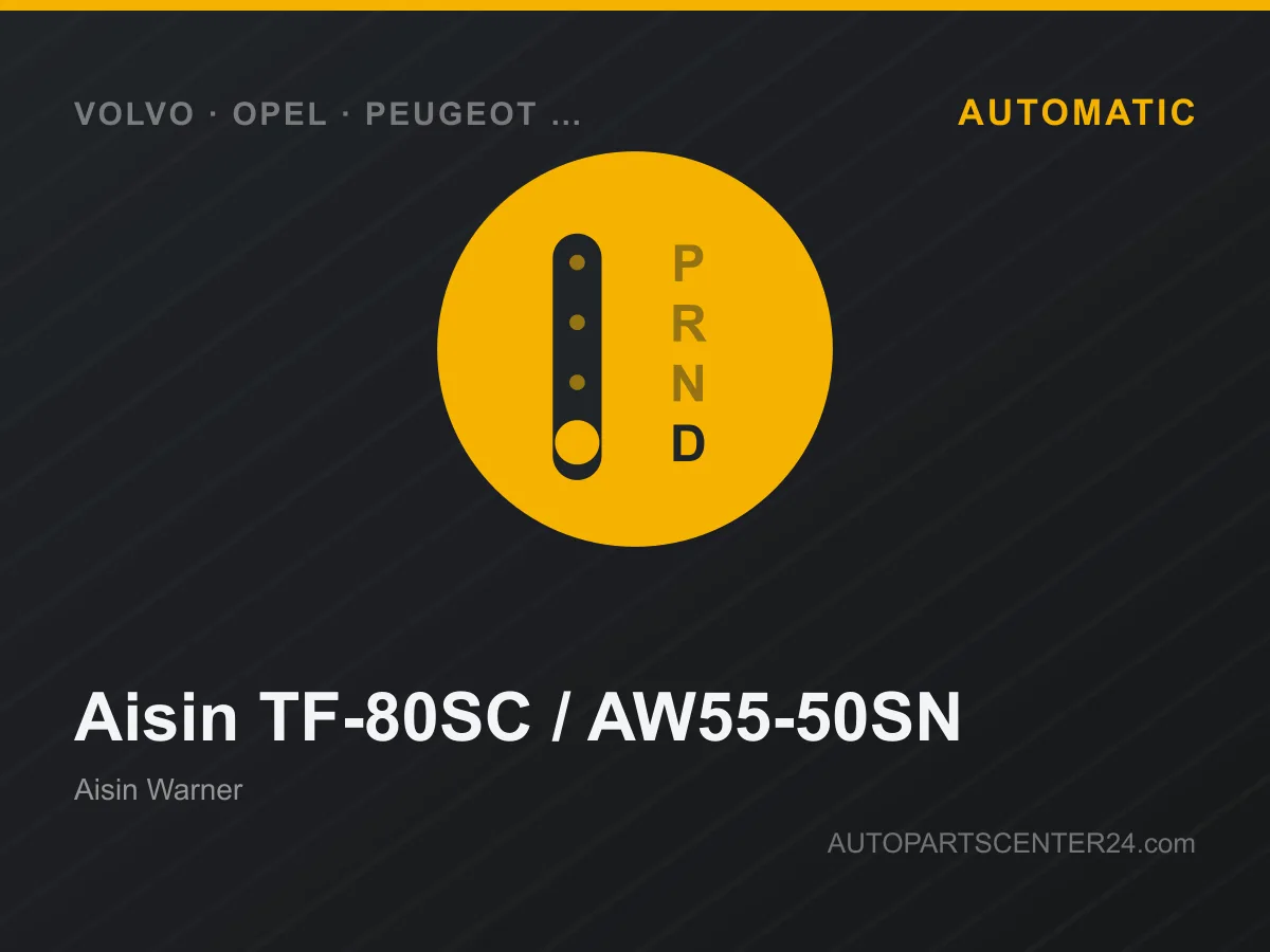 Aisin TF-80SC / AW55-50SN Automatikgetriebe