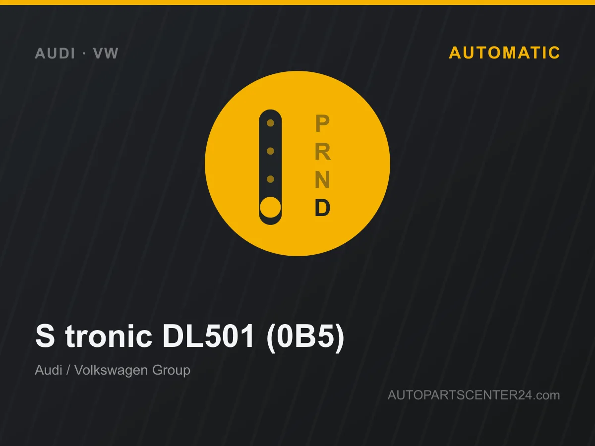 S tronic DL501 (0B5) Doppelkupplungsgetriebe