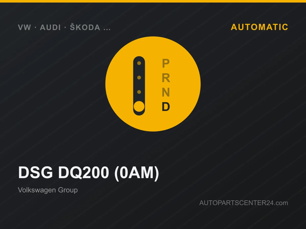 DSG DQ200 (0AM) Doppelkupplungsgetriebe