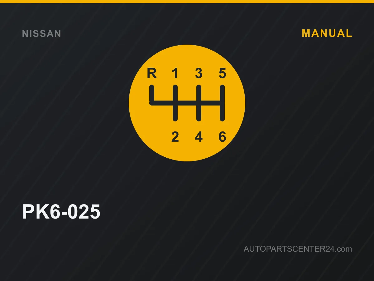 PK6-025 Gearbox [Nissan Primastar]