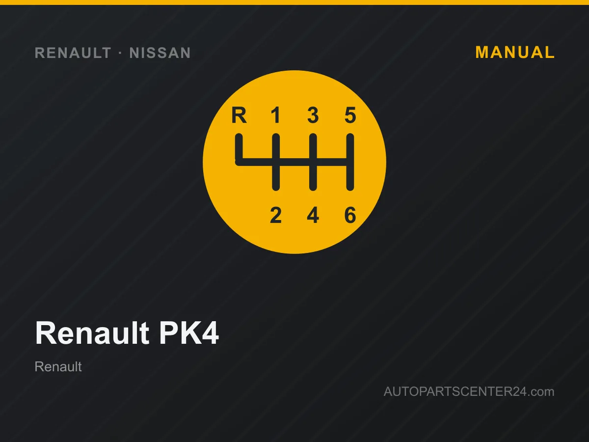 Renault PK4 Schaltgetriebe