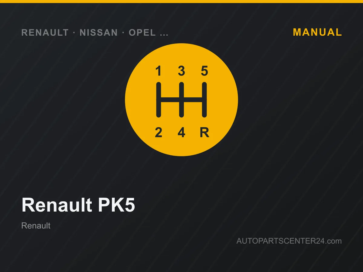 Renault PK5 Schaltgetriebe