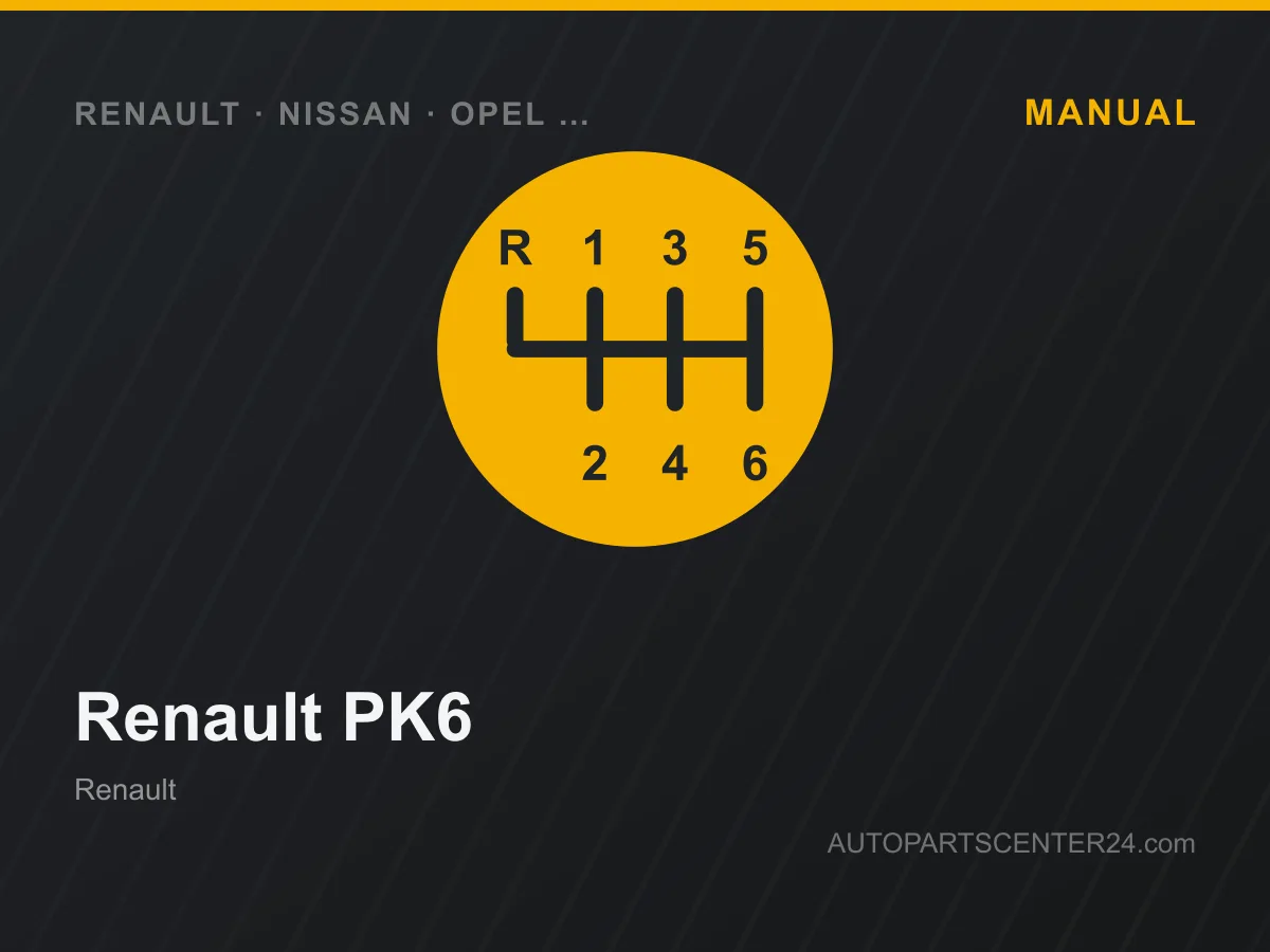 Renault PK6 Schaltgetriebe