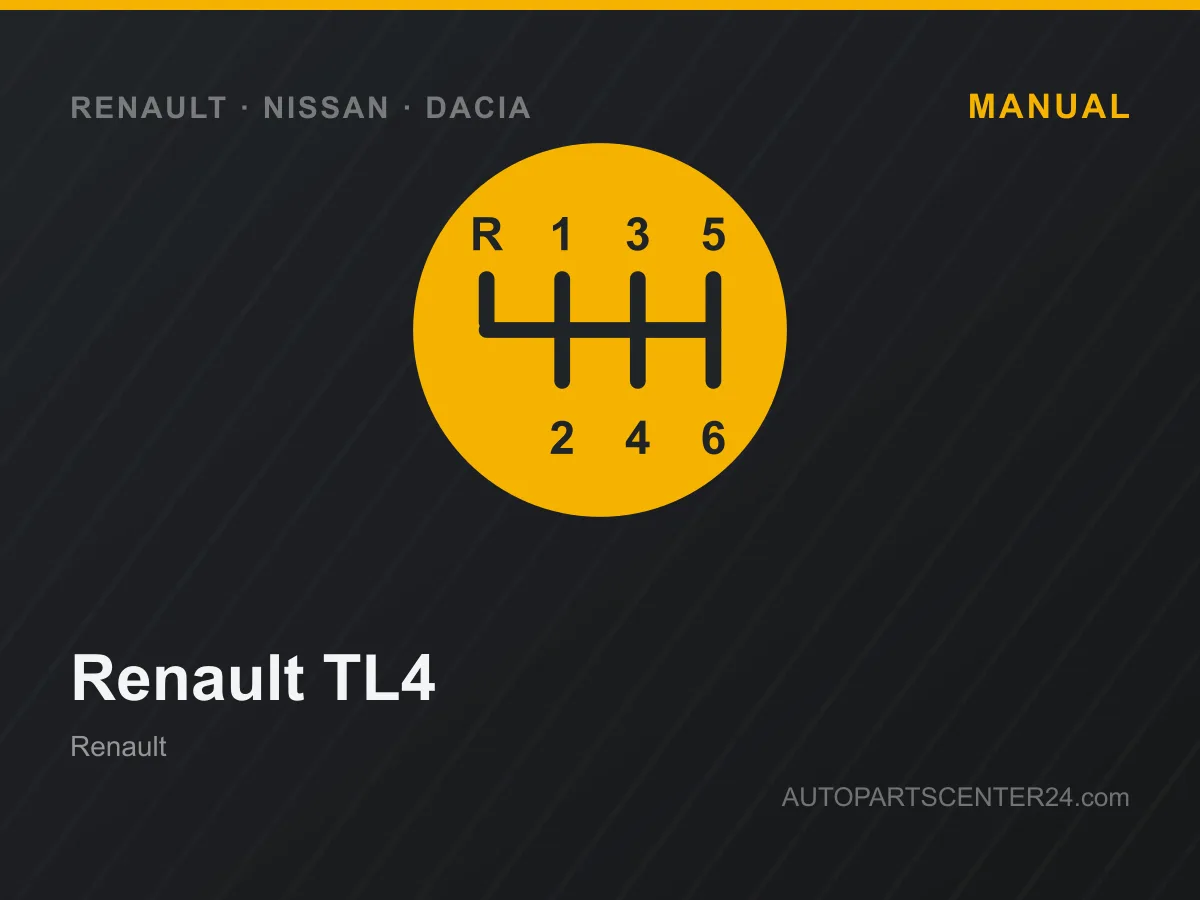 Renault TL4 Schaltgetriebe