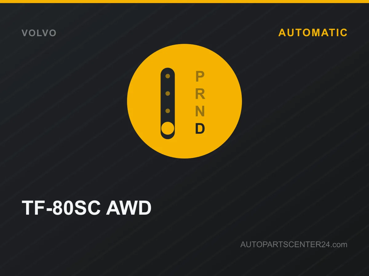 TF-80SC AWD Girkasse [Volvo XC90]
